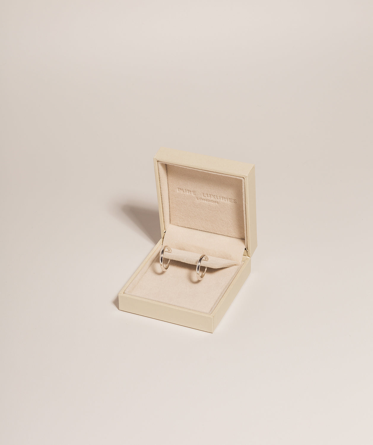 Gift Packaged 'Serena' 925 Silver Small Hoop Earrings