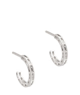 Gift Packaged 'Metz' Sterling Silver Hoop Earrings