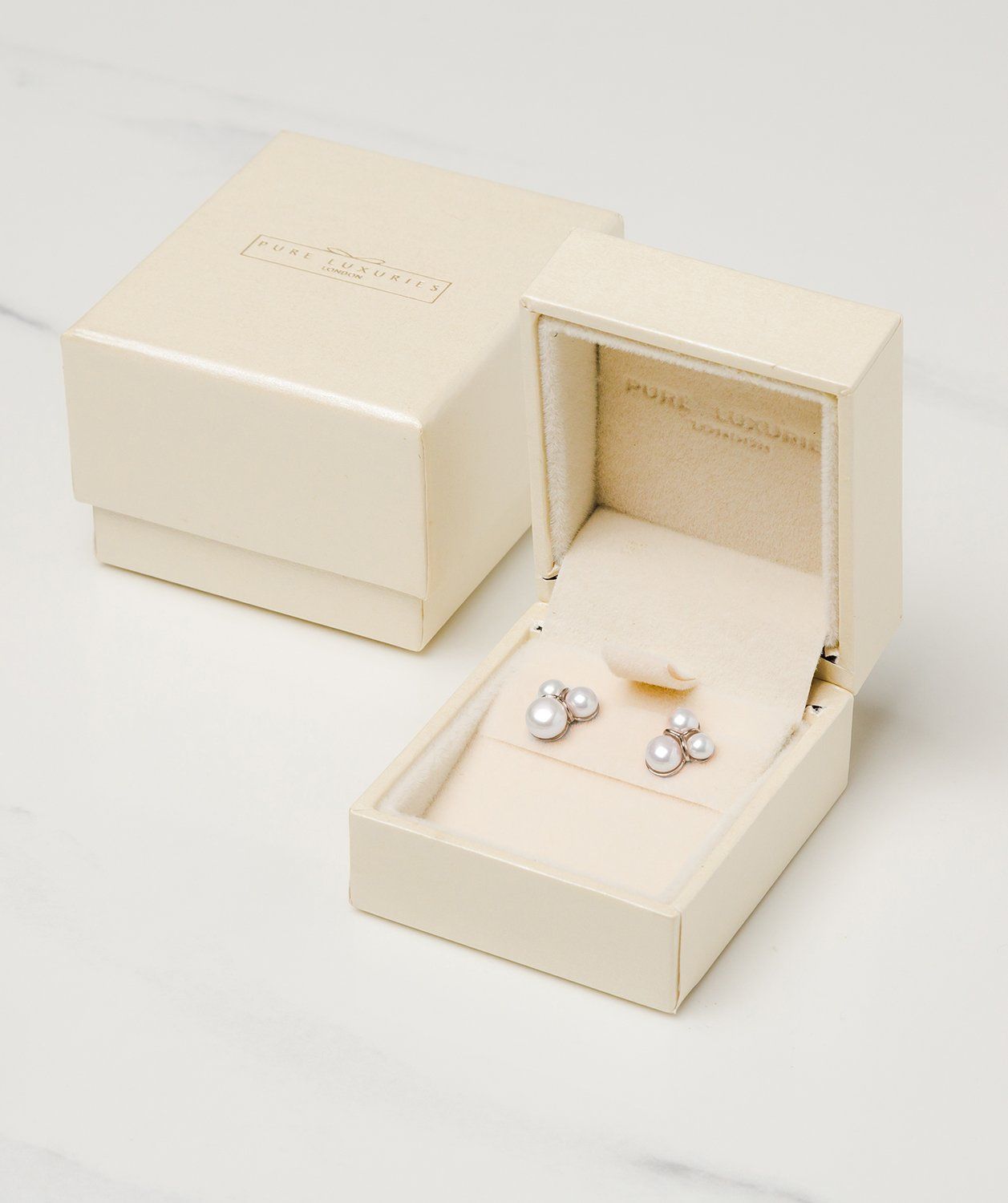 back view showing butterfly clasp fastening
