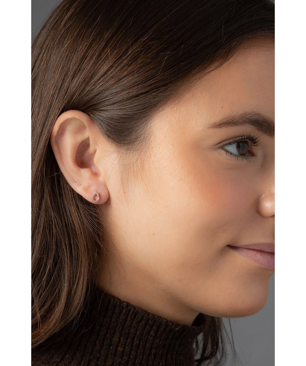 Gift Packaged 'Marilla' 18ct Rose Gold Plated Sterling Silver Teardrop Earrings