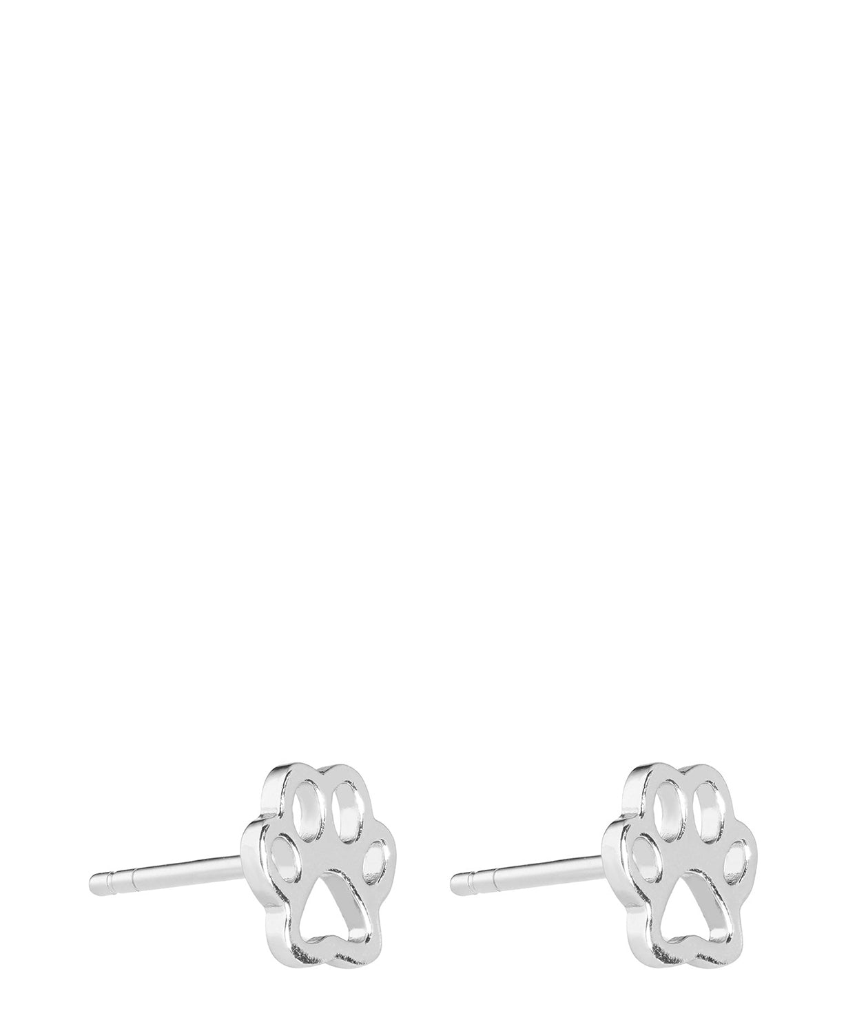 'Arria' Sterling Silver Animal Paw Earrings image 1