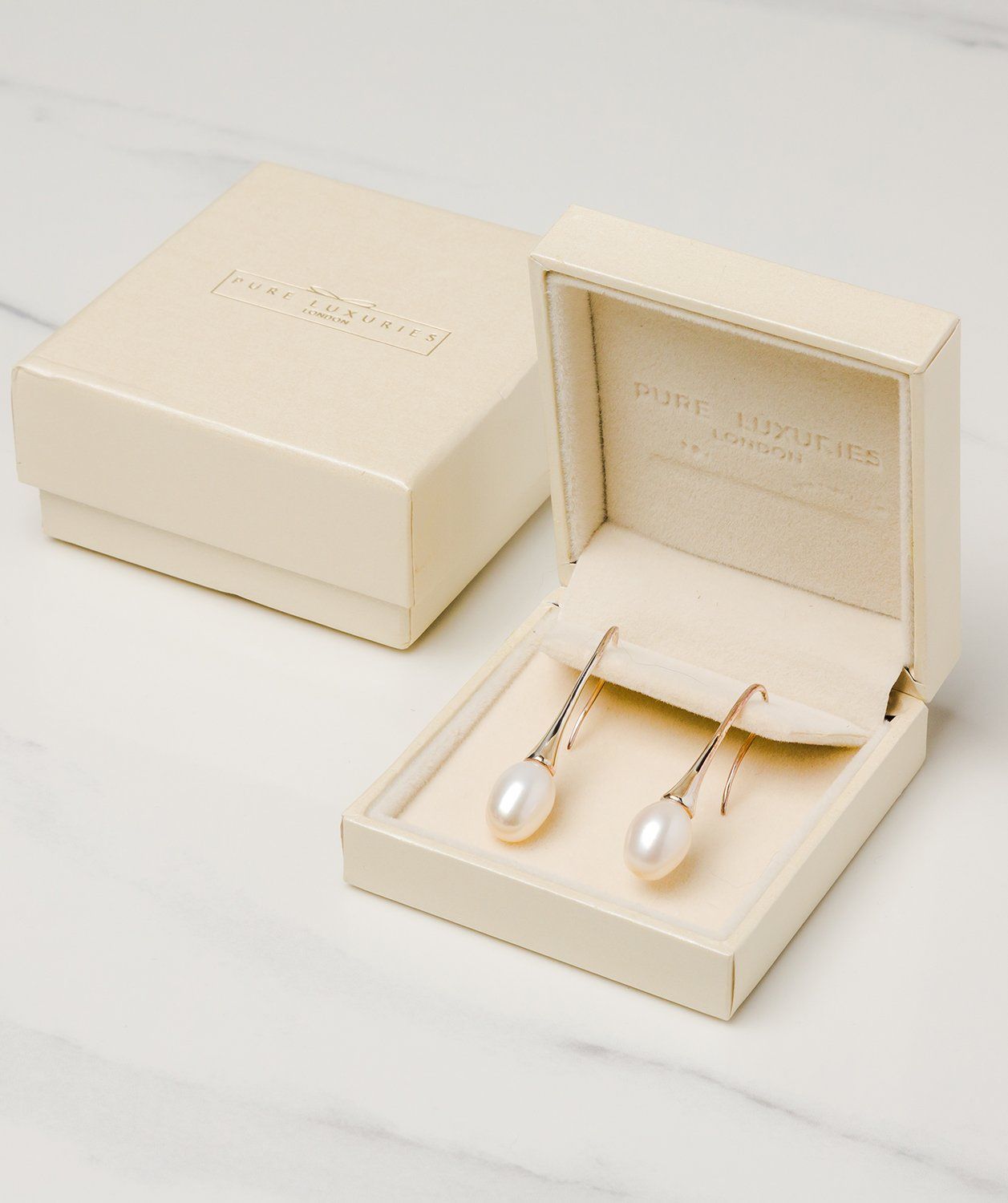 Gift Packaged 'Aeliana' Opal Silver Earrings