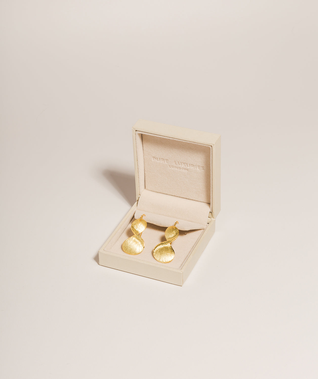 Gift Packaged 'Diane' 18ct Yellow Gold Plated 925 Silver Drop Earrings