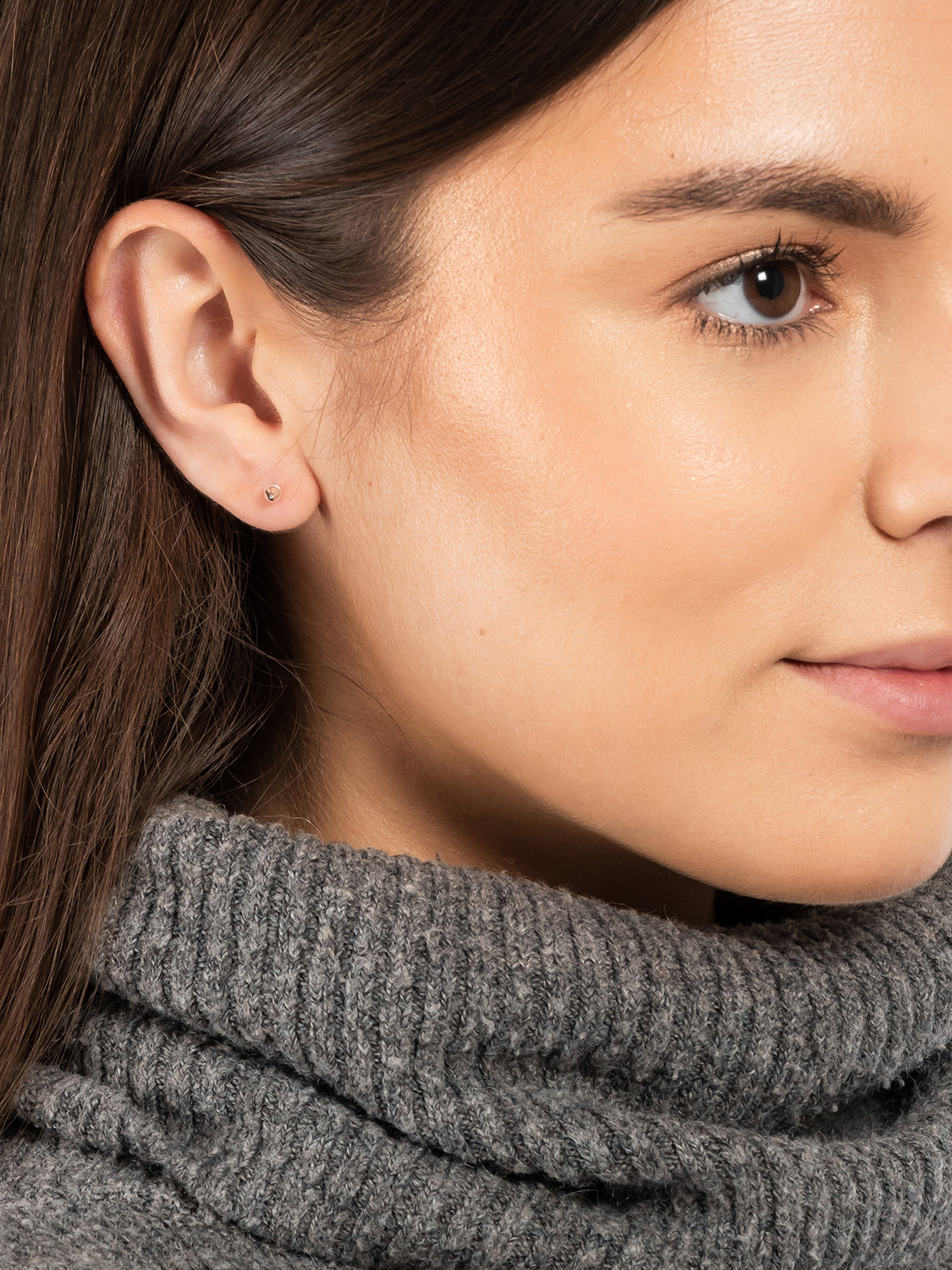 Gift Packaged 'Marissa' 925 Silver Small Cone Stud Earrings