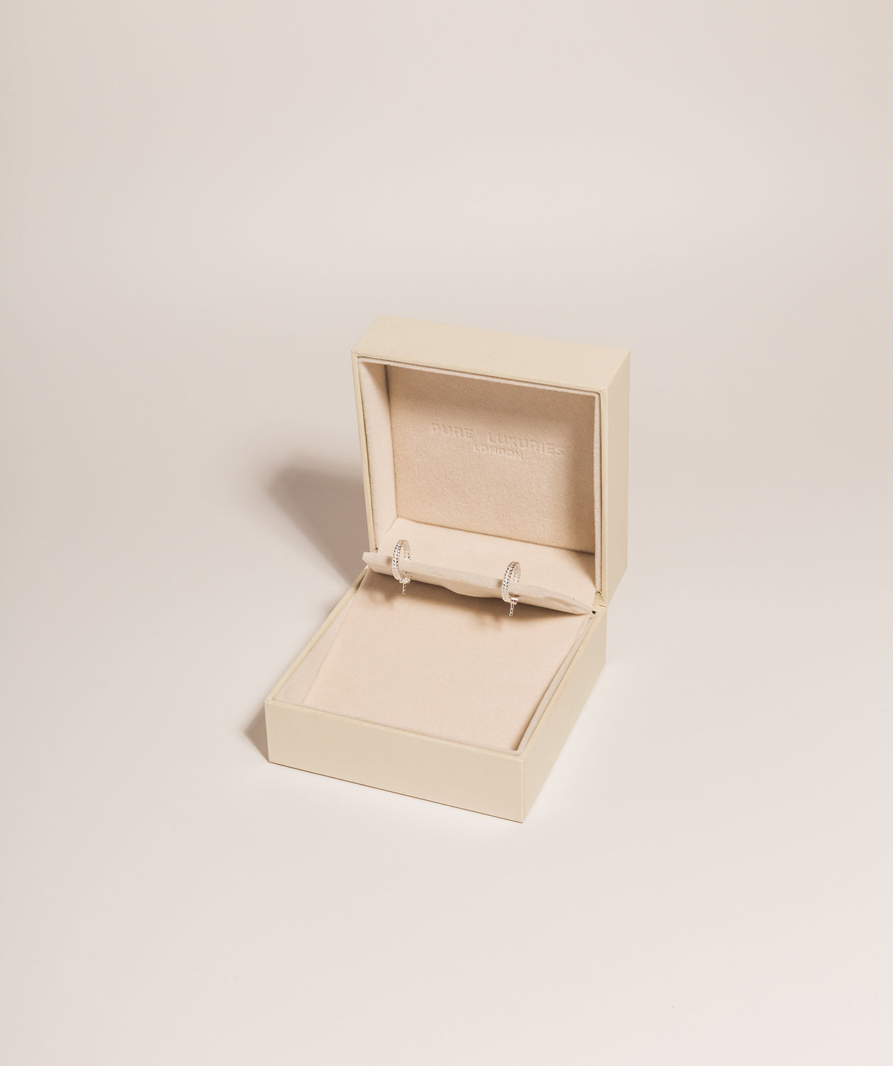 Gift Packaged 'Karlee' 925 Silver Open Hoop Earrings