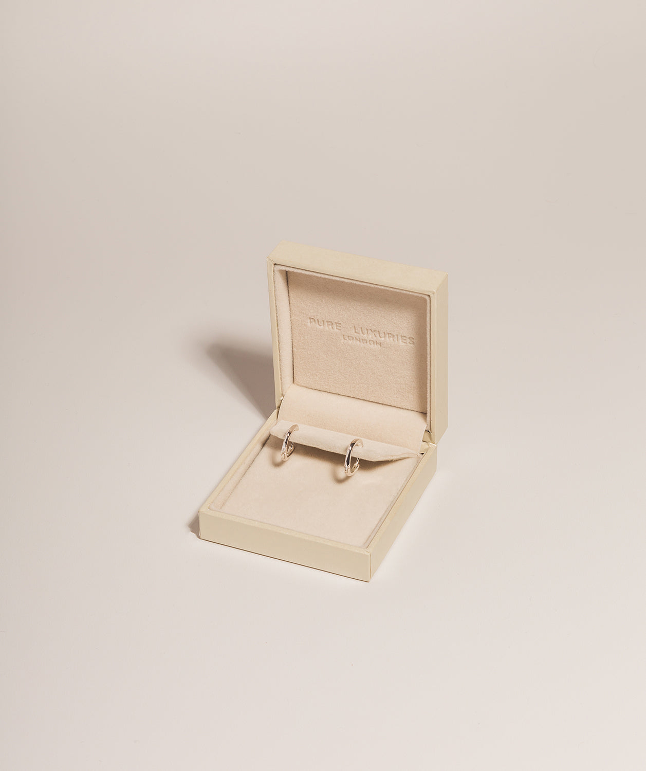 Gift Packaged 'Suzy' 925 Silver Square Hoop Earrings