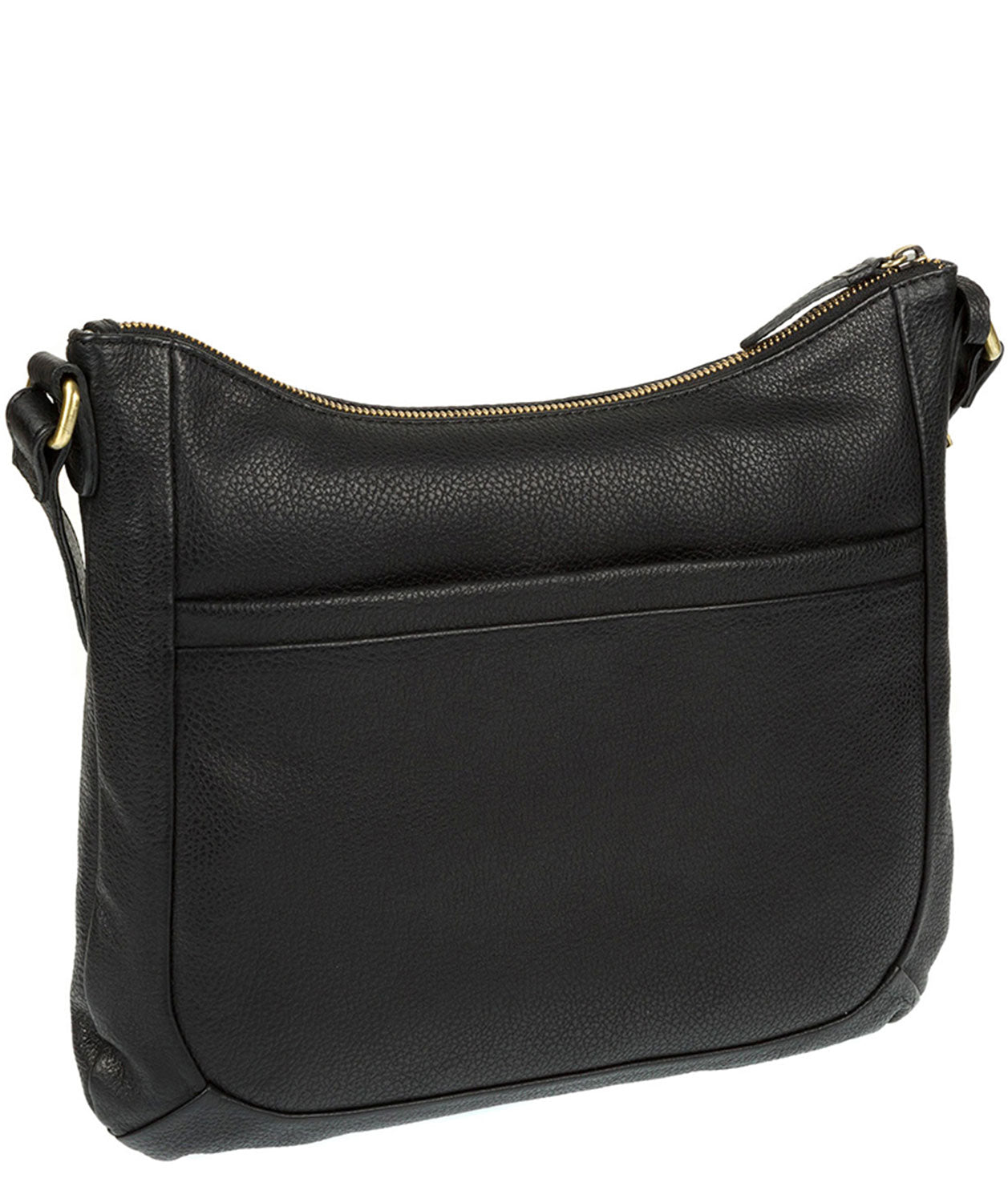 'Kay' Black Leather Cross Body Bag