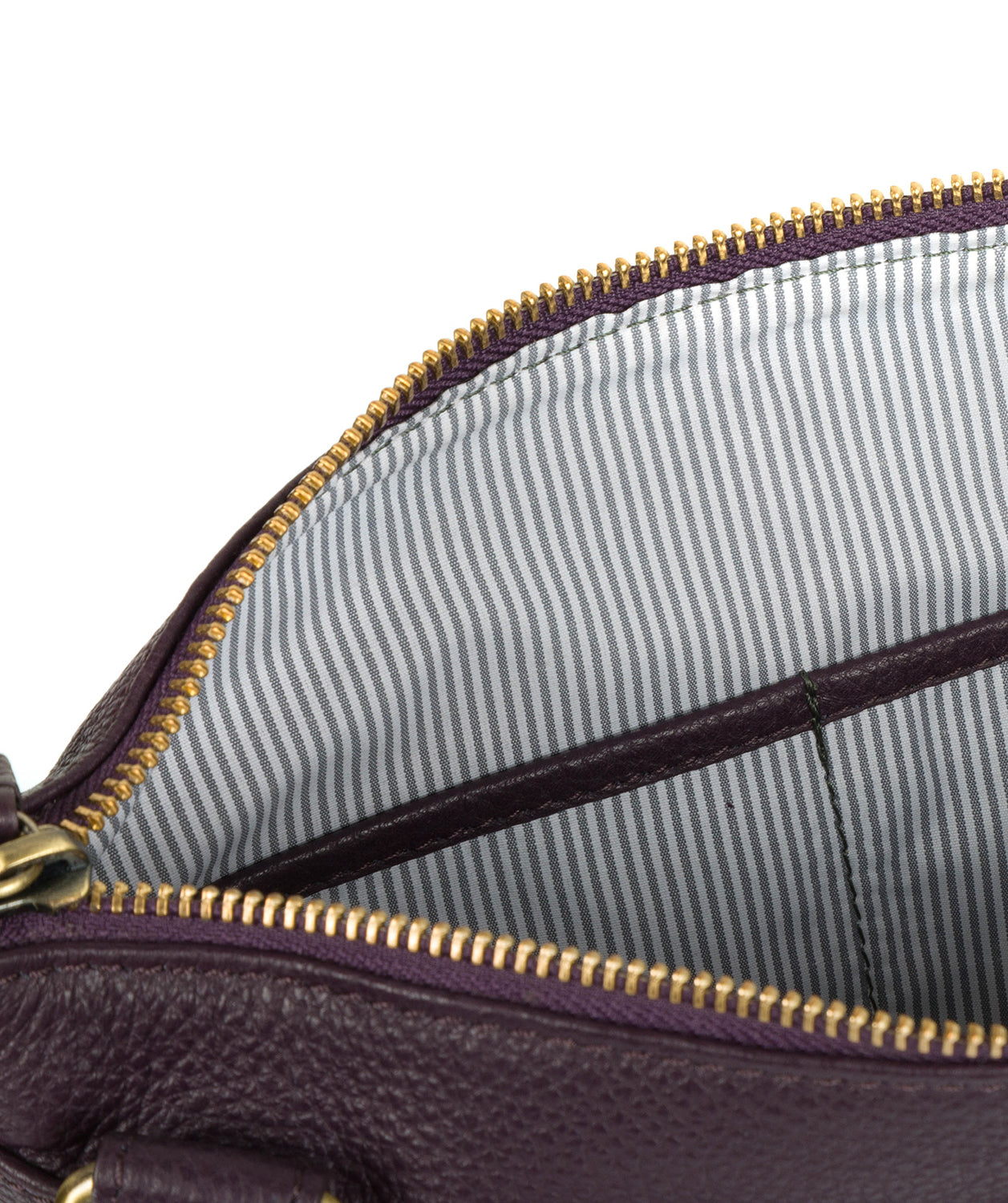'Victoria' Plum Cross Body Bag Pure Luxuries London