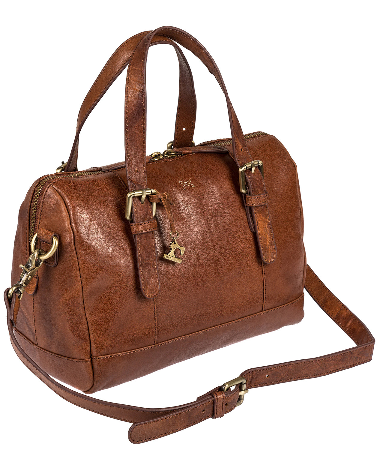 'Hayley' Cognac Leather Handbag