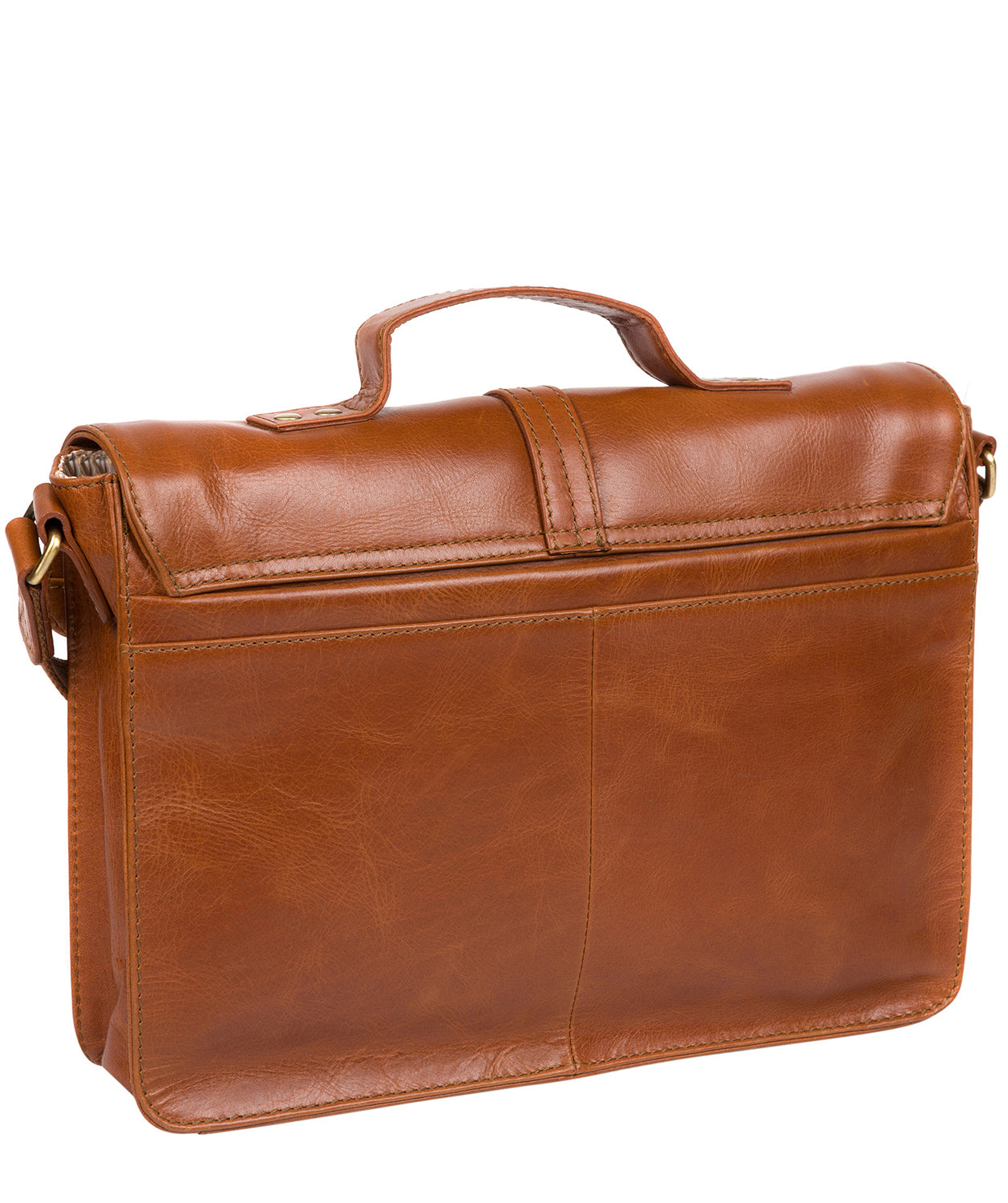 'Faith' Bourbon Leather Cross Body Bag Pure Luxuries London