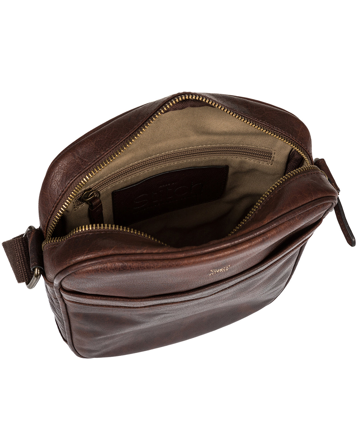 'Cartmel' Malt Leather Cross Body Bag image 4