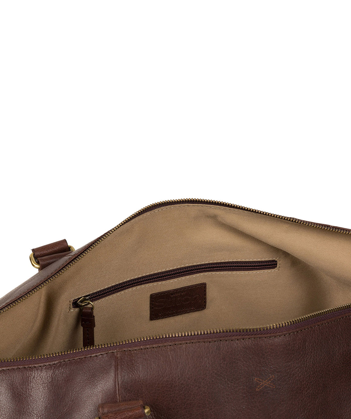 'Port' Malt Leather Holdall