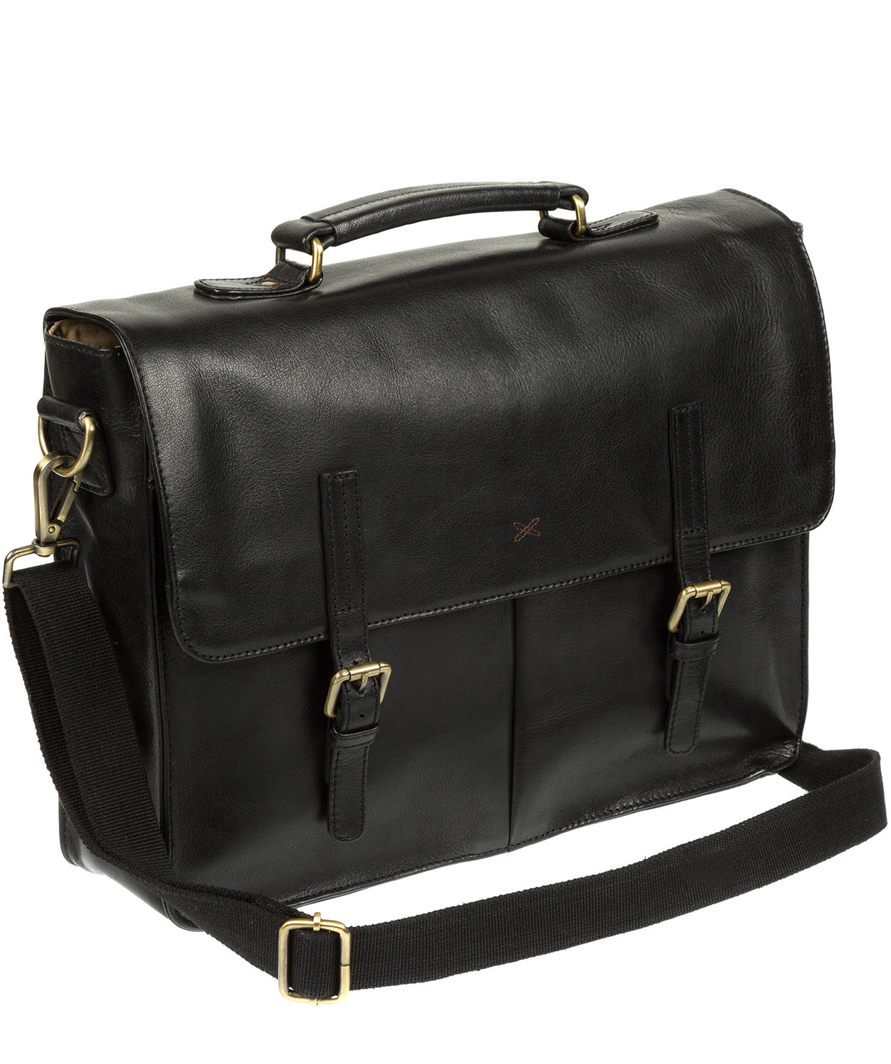 'Lorton' Black Handmade Leather Briefcase
image 3