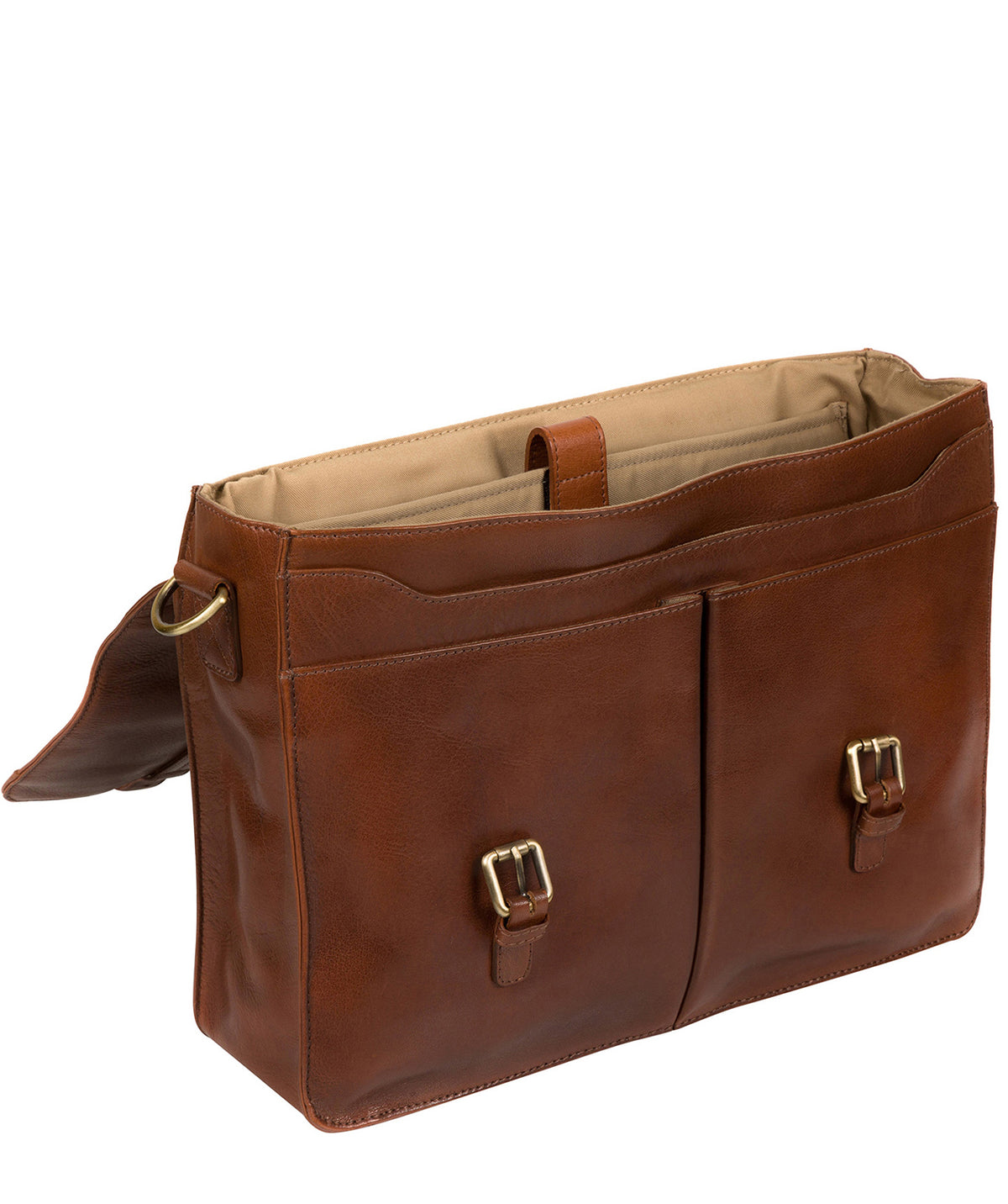 'Lorton' Treacle Handmade Leather Briefcase