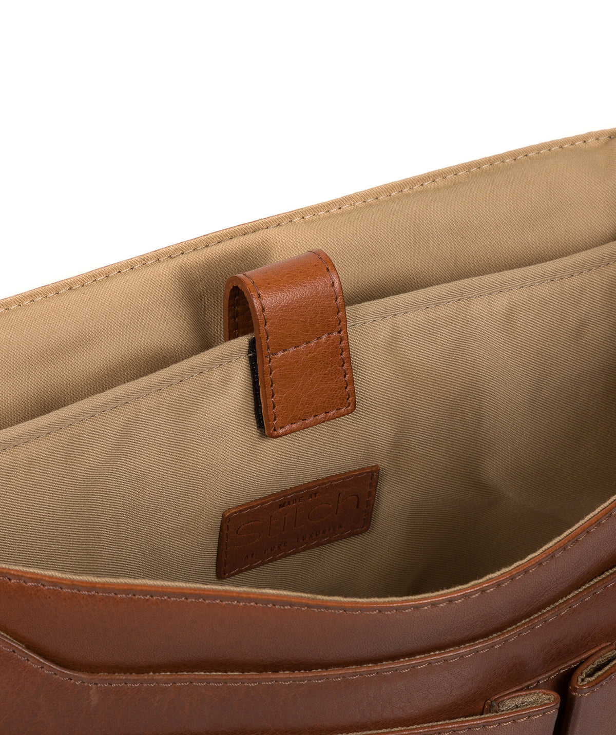 'Lorton' Treacle Handmade Leather Briefcase
