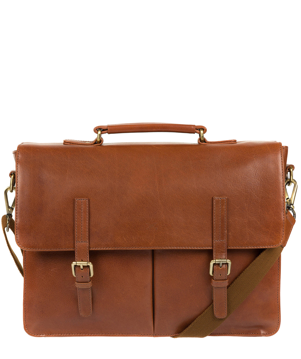 'Lorton' Whiskey Handmade Leather Briefcase
image 1