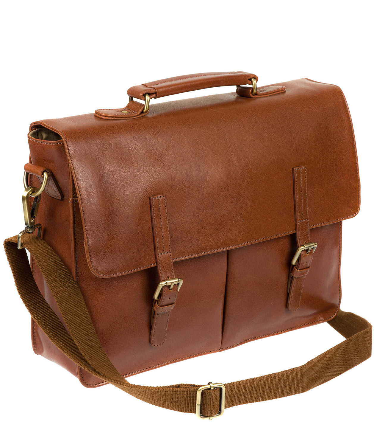 'Lorton' Whiskey Handmade Leather Briefcase
image 3