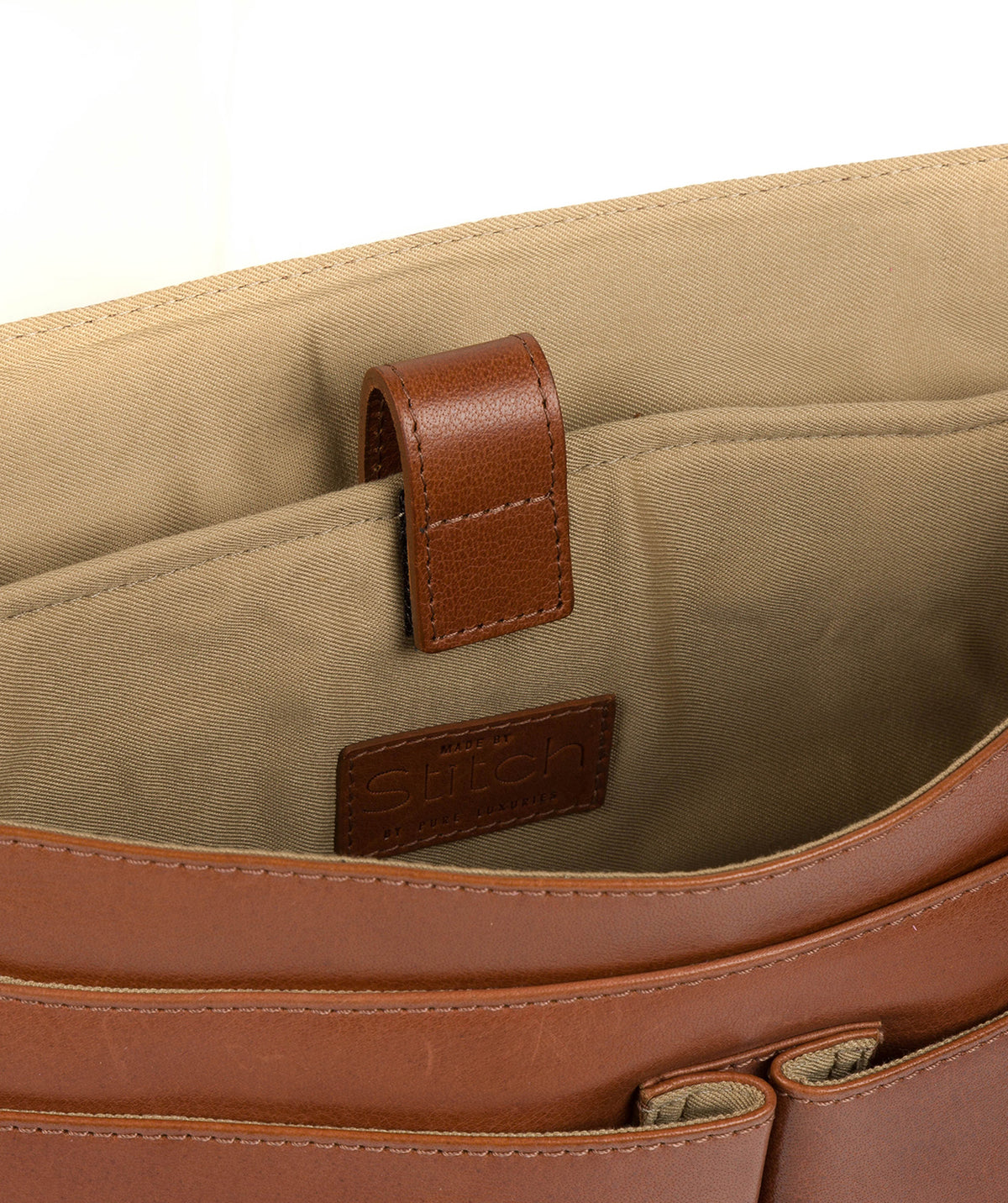 'Lorton' Whiskey Handmade Leather Briefcase
image 4