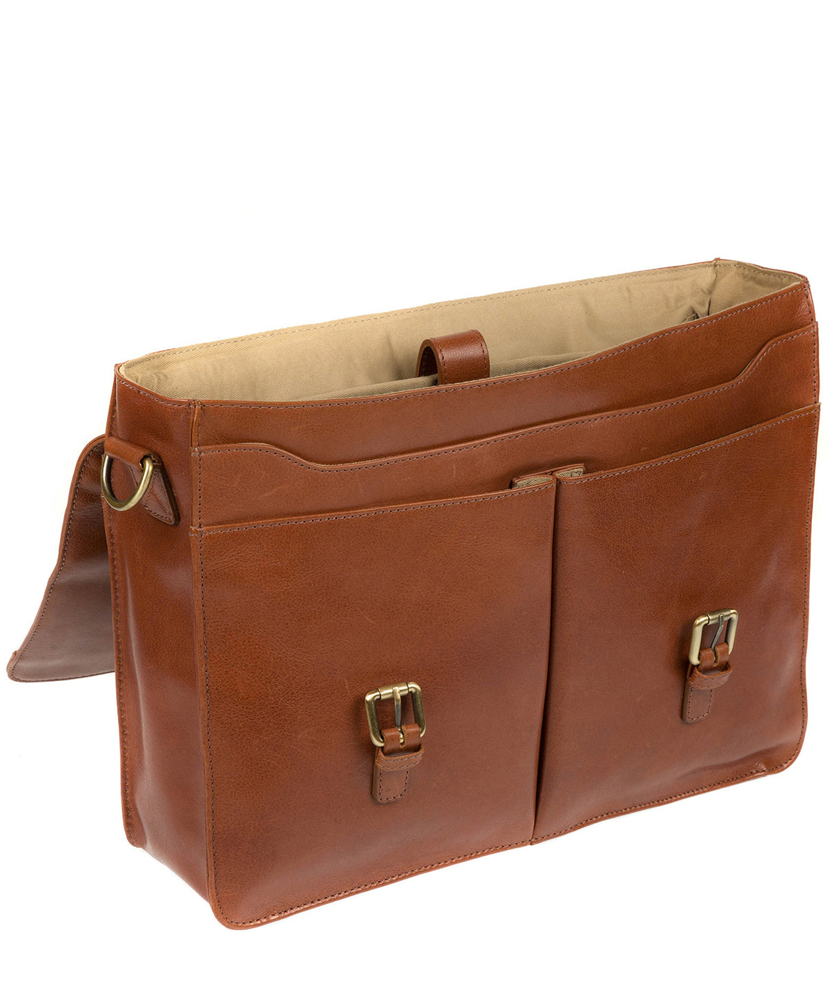 'Lorton' Whiskey Handmade Leather Briefcase
image 6