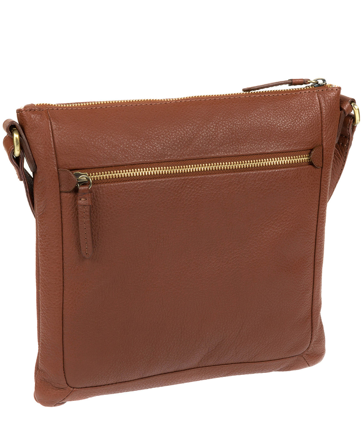 'Essie' Cognac Leather Cross Body Bag image 5