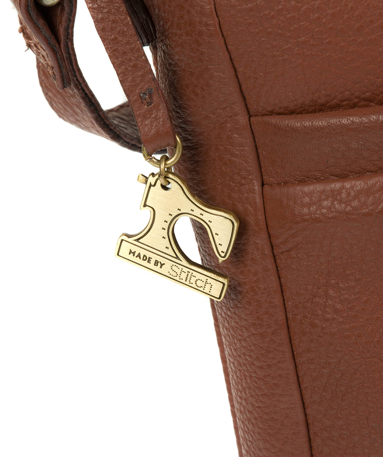 'Essie' Cognac Leather Cross Body Bag image 6