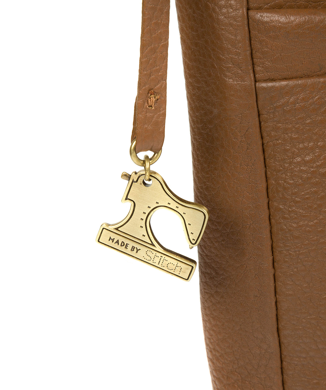 'Essie' Dark Tan Leather Cross Body Bag Pure Luxuries London