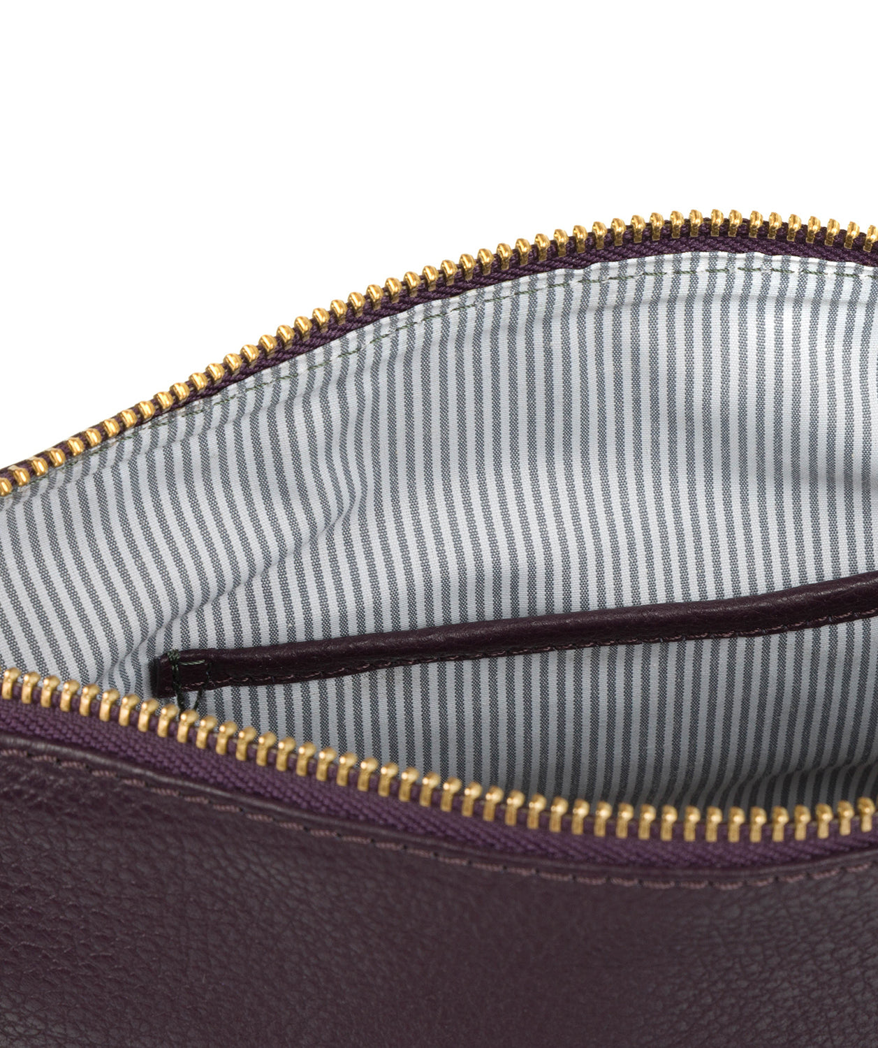 'Essie' Plum Leather Cross Body Bag image 7