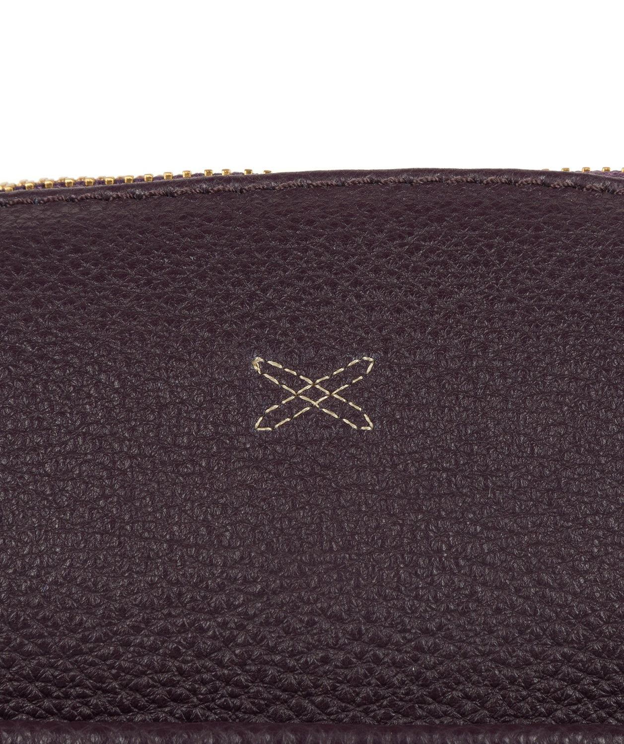 'Essie' Plum Leather Cross Body Bag image 8