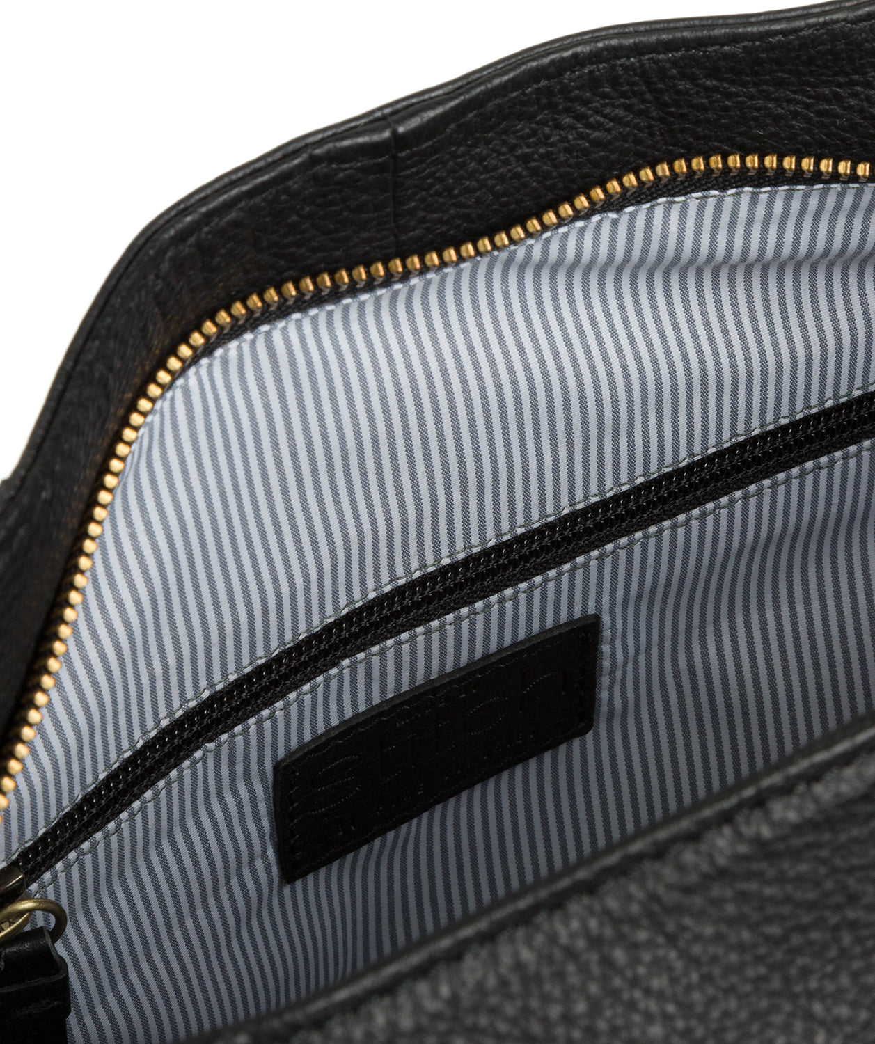 'Yashi' Black Leather Bag