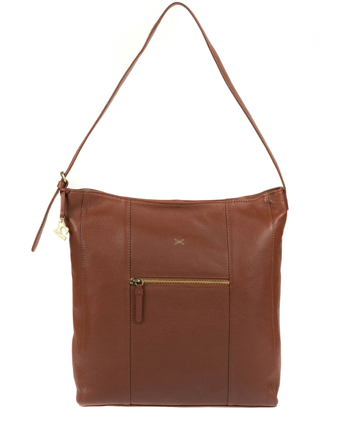 'Yashi' Cognac Leather Bag