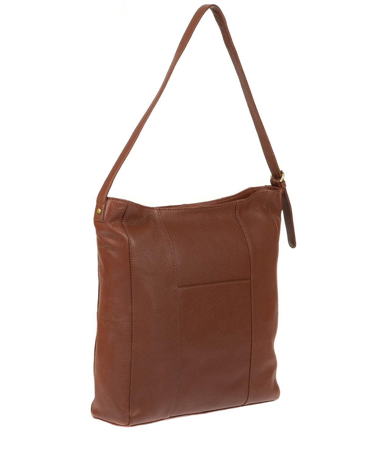 'Yashi' Cognac Leather Bag