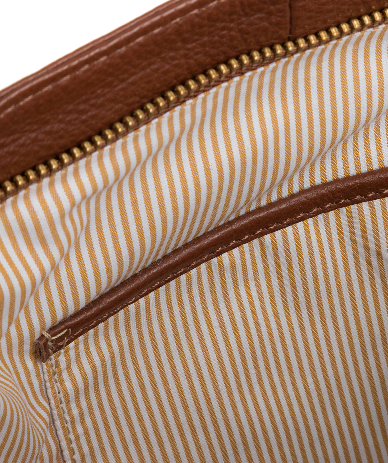 'Yashi' Cognac Leather Bag