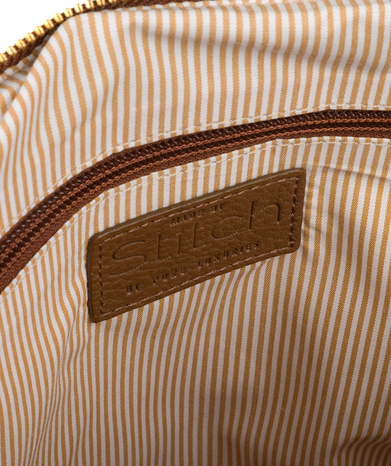 'Imani' Dark Tan Leather Tote Bag image 4