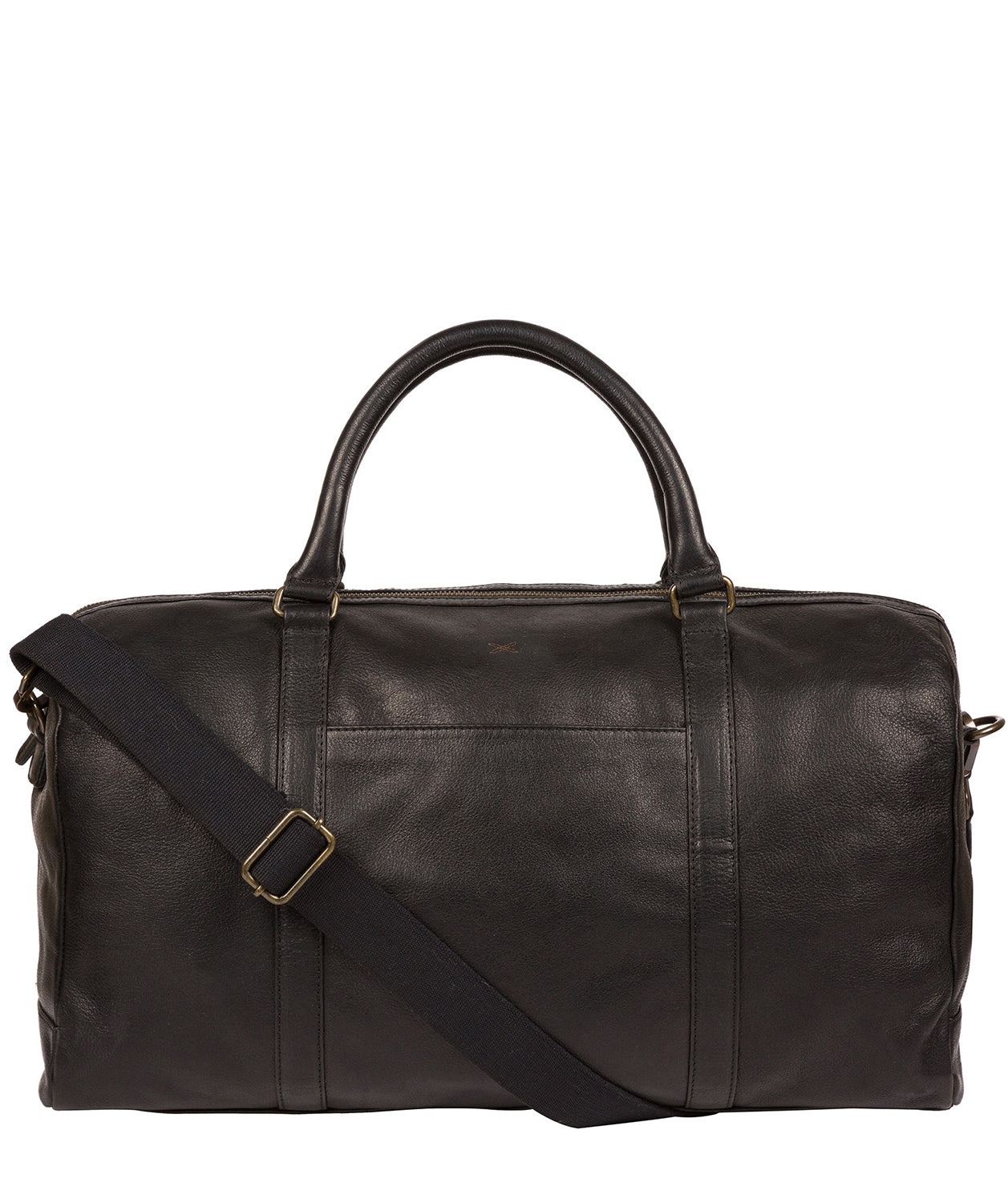 'Konan' Black Leather Holdall image 1