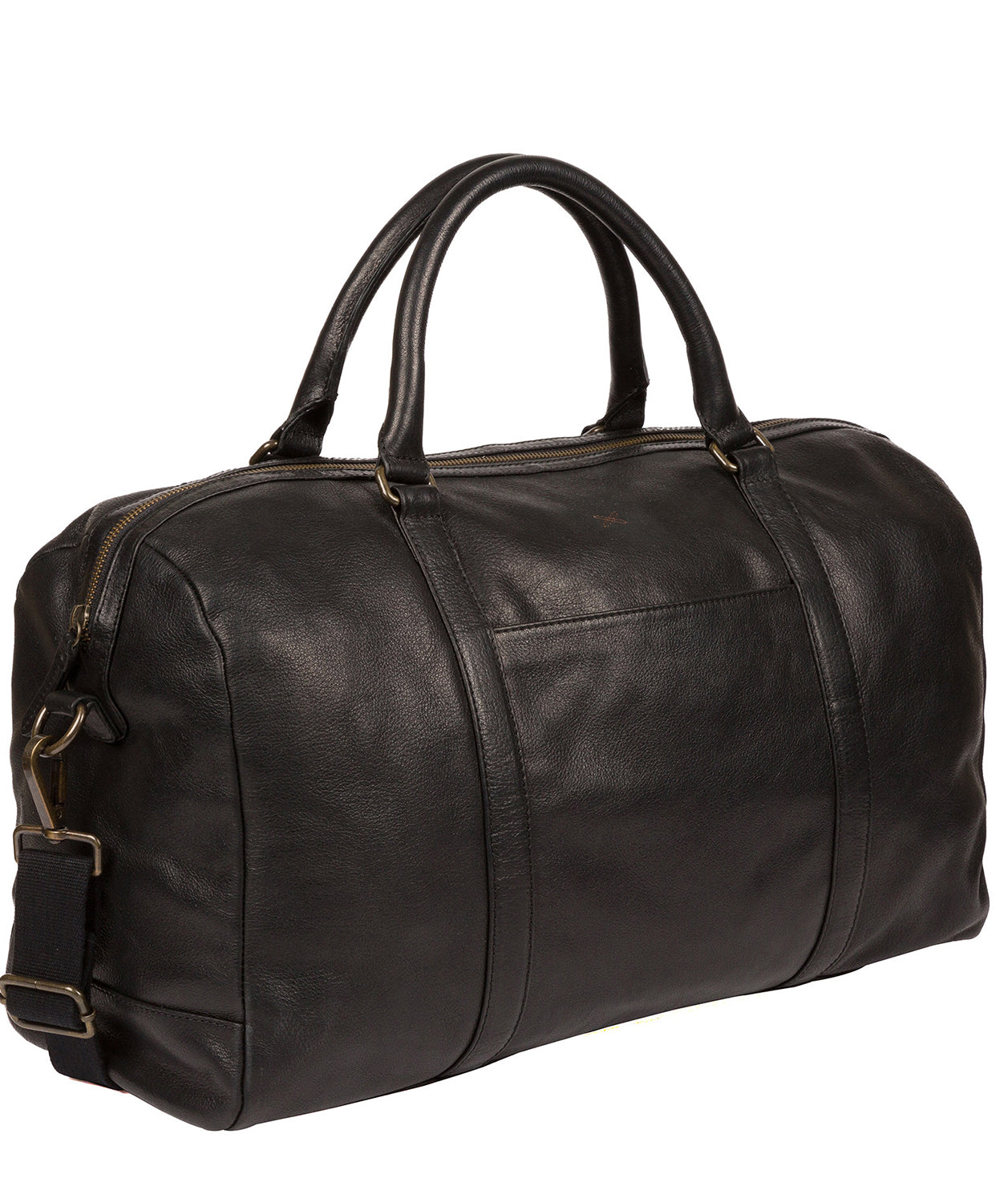 'Konan' Black Leather Holdall image 3