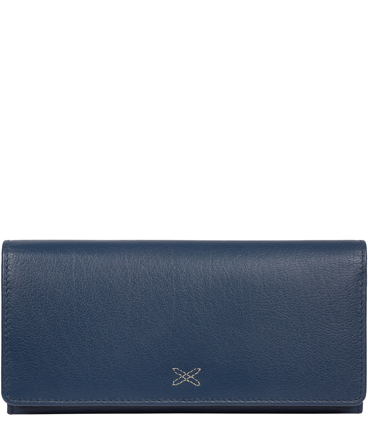 'Vivian' Denim Leather RFID Purse Pure Luxuries London