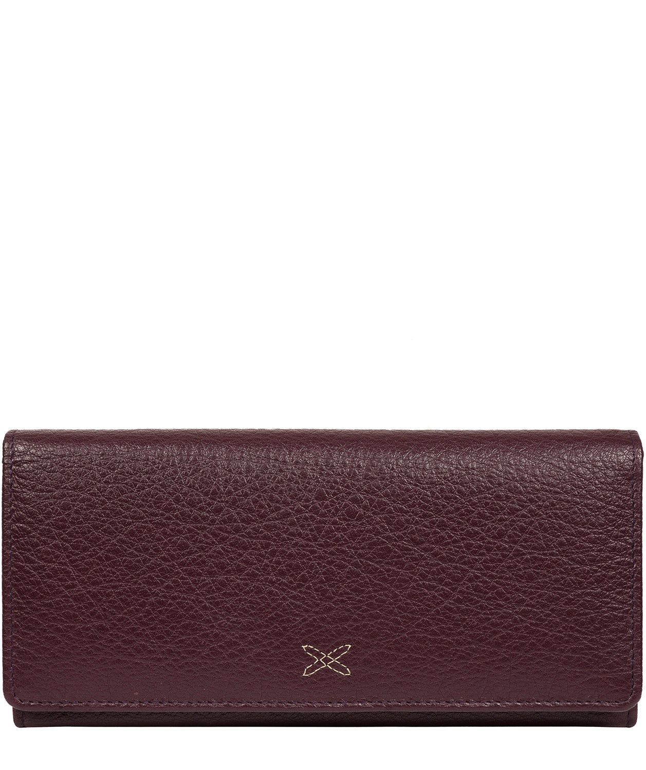 'Vivian' Purple Leather RFID Purse image 1