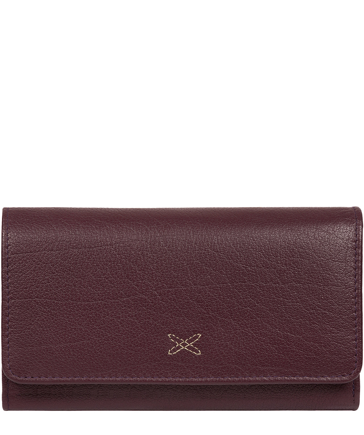 'Dina' Purple Leather Purse image 1