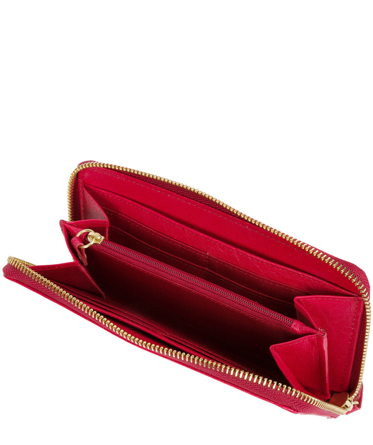 'Netty' Cherry Zip Leather RFID Purse image 3