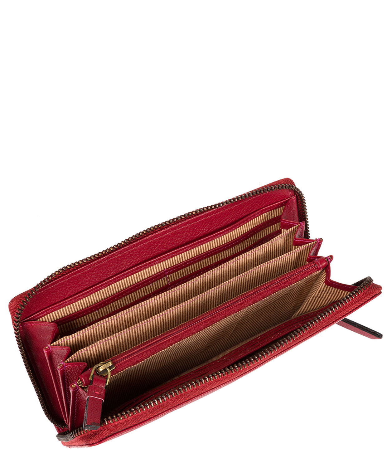 'Newby' Red Handmade Leather Purse