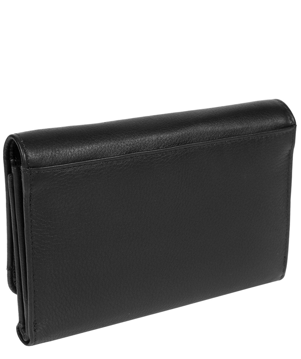 'Millbeck' Black Leather Purse