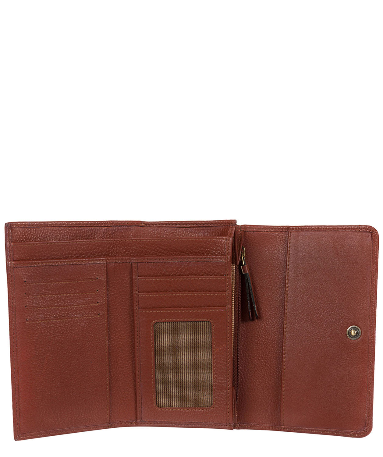 'Millbeck' Cognac Handmade Leather RFID Purse
