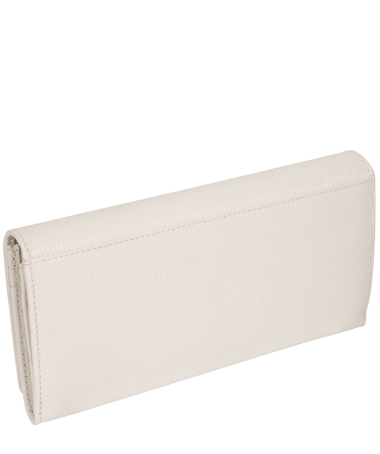 'Lana' Vintage White Leather RFID Purse