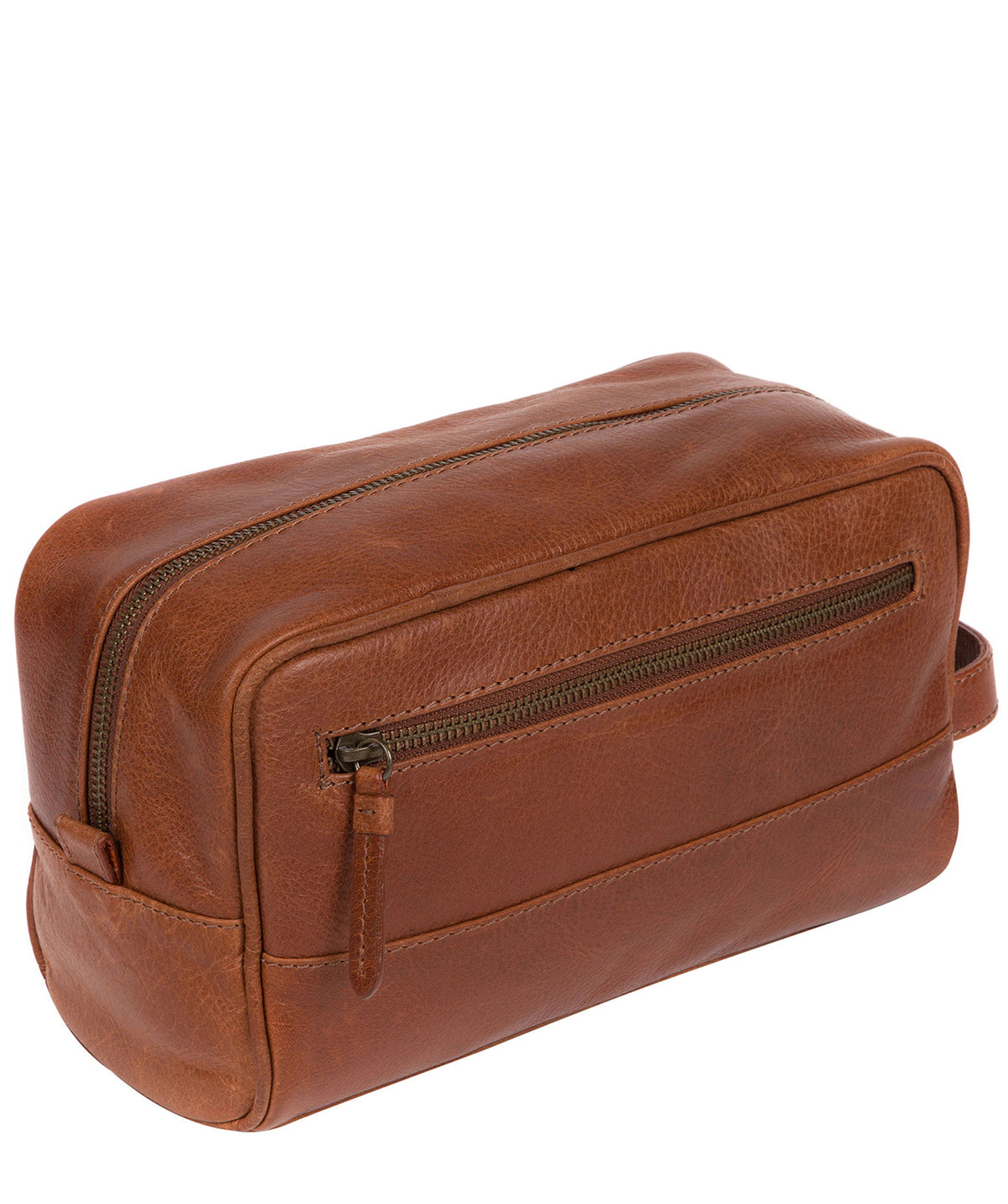 'Bowfell' Treacle Leather Washbag image 3