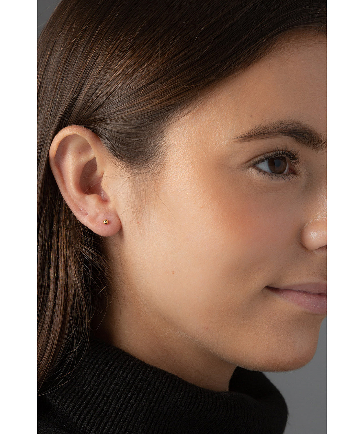 'Ariel' 9ct Yellow Gold Ball Stud Earrings image 2