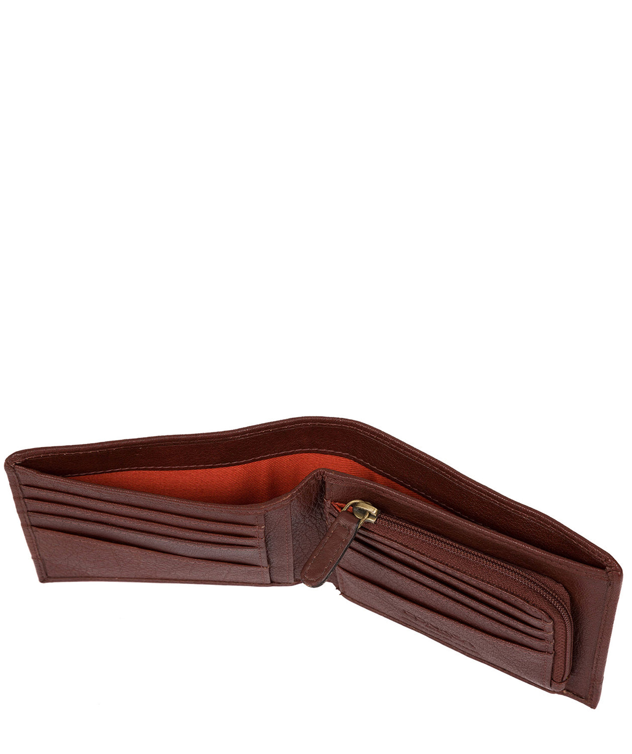 'Carter' Conker Brown Leather RFID Wallet