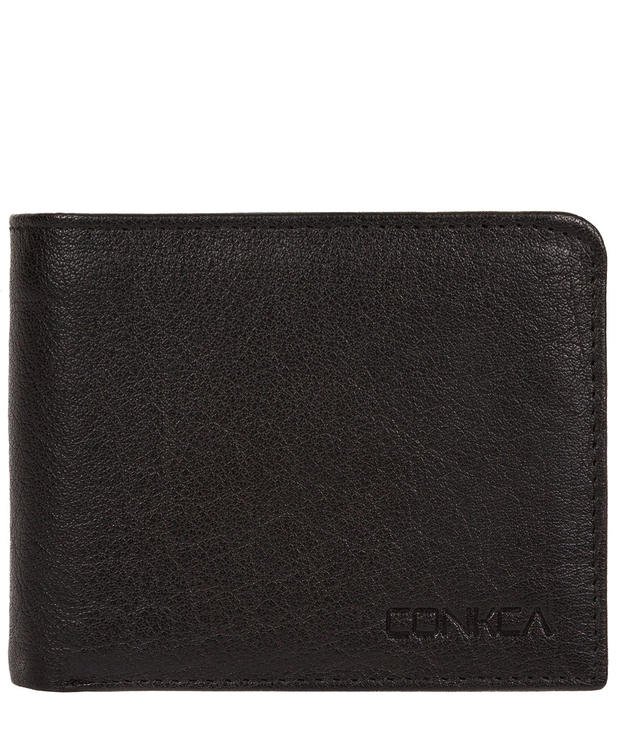 'Jefferson' Black Leather RFID Wallet