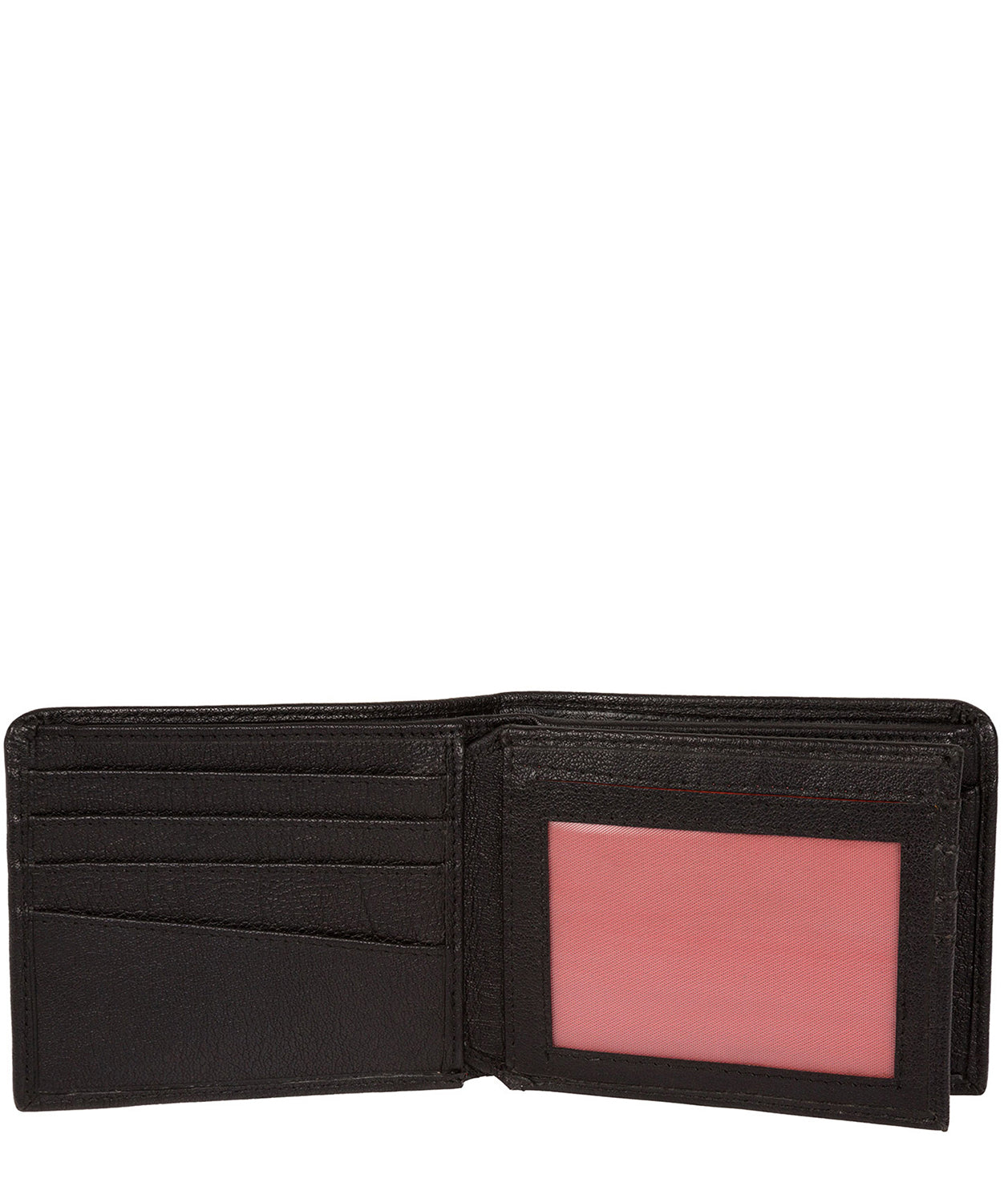 'Jefferson' Black Leather RFID Wallet