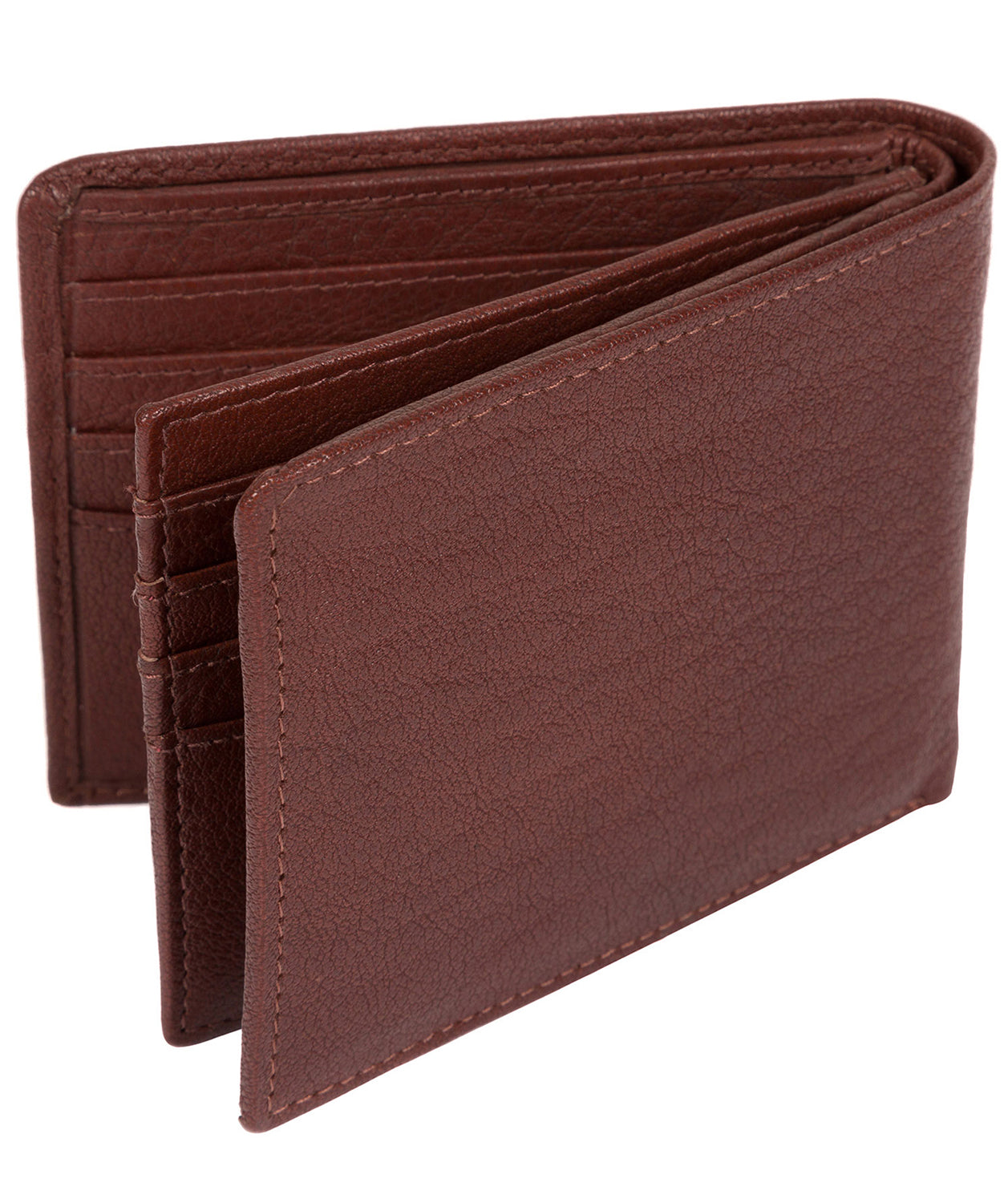 'Jefferson' Conker Brown Leather RFID Wallet