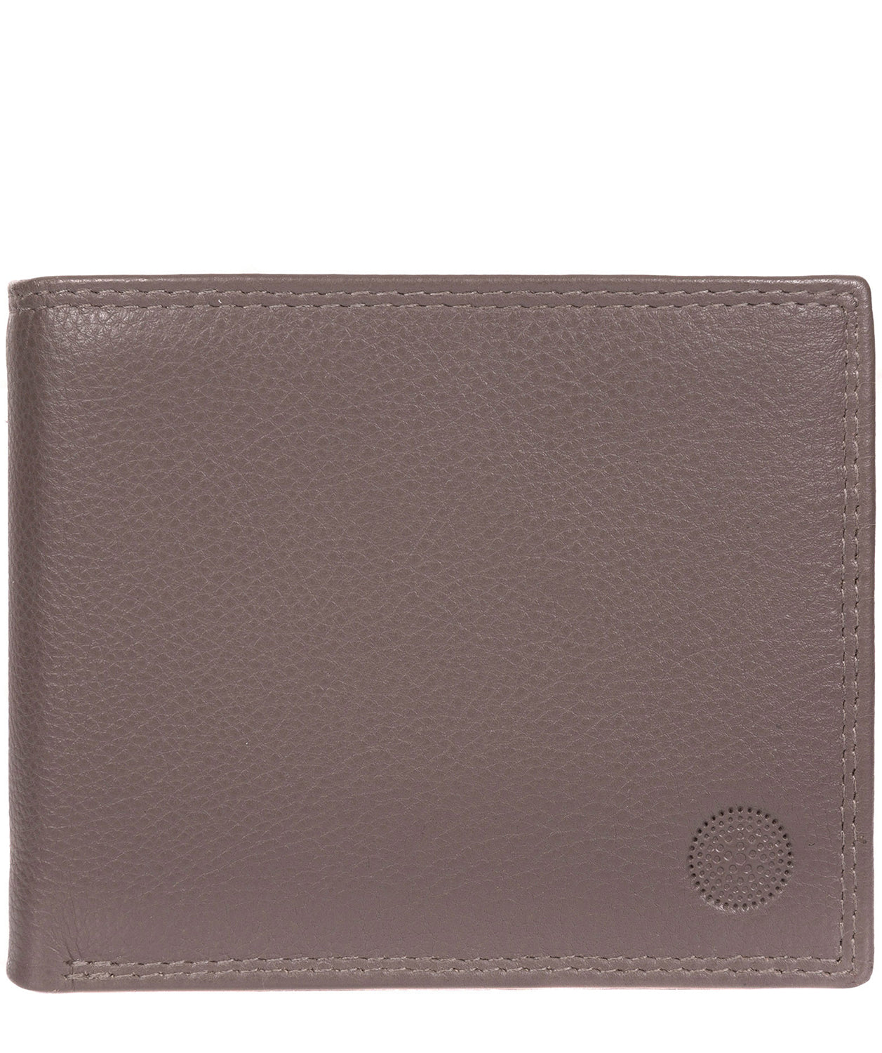 'Jared' Taupe Grey Leather Wallet image 1